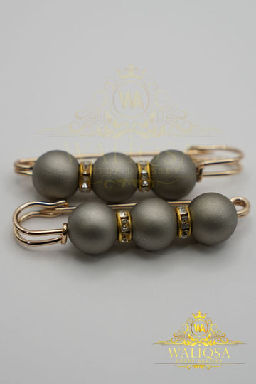Olive Brooch Pin (Pair Of 2)