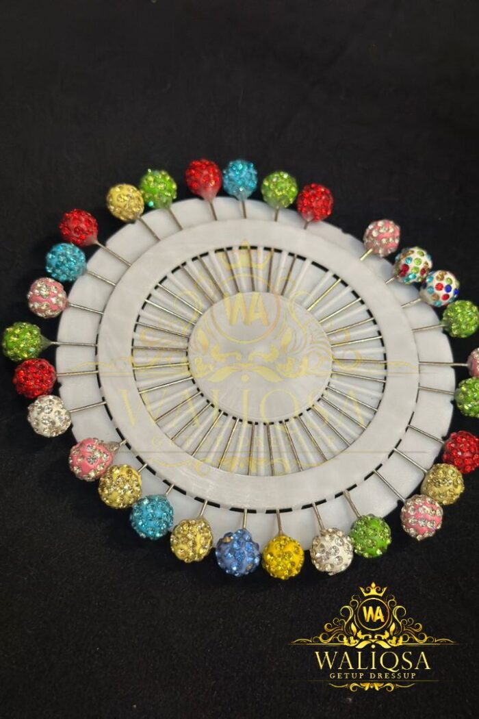 Fancy Hijab Pins Wheel