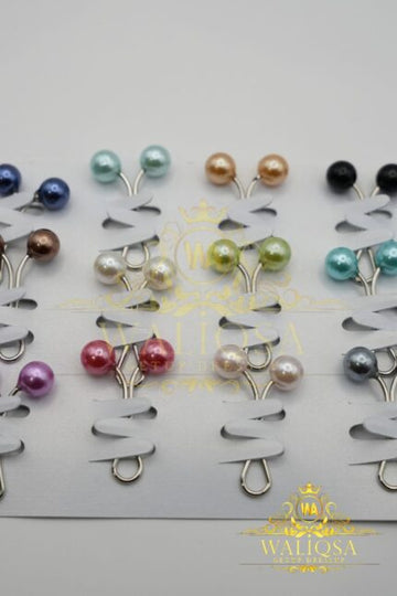 Pearl Hijab Pins (Pack Of 4)