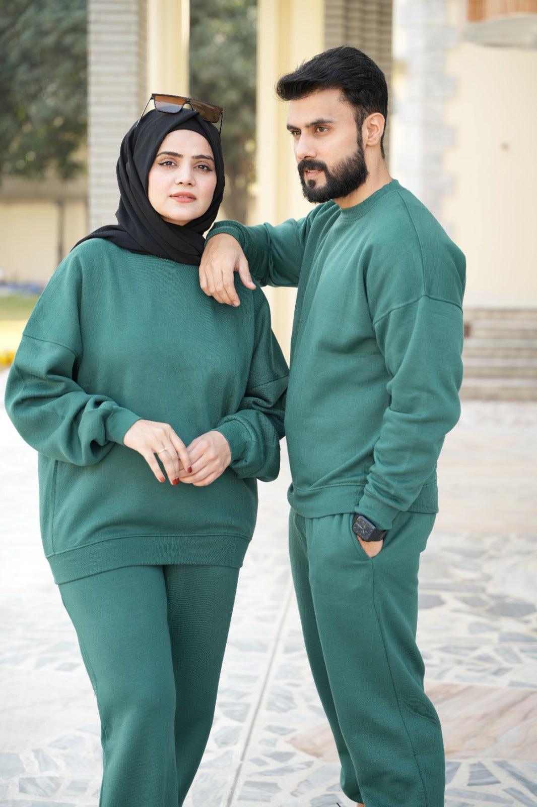 Cozyy | Dark-green Tracksuit